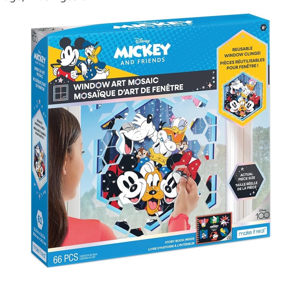 Disney Window Art Mosaic Mickey & Friends